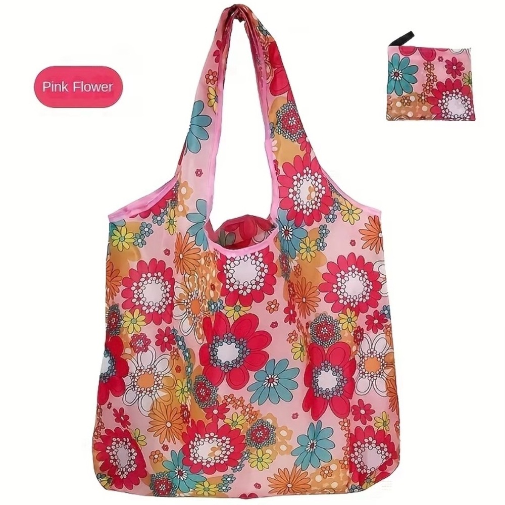 Brand New Polyester Floral Design Shoulder Bag